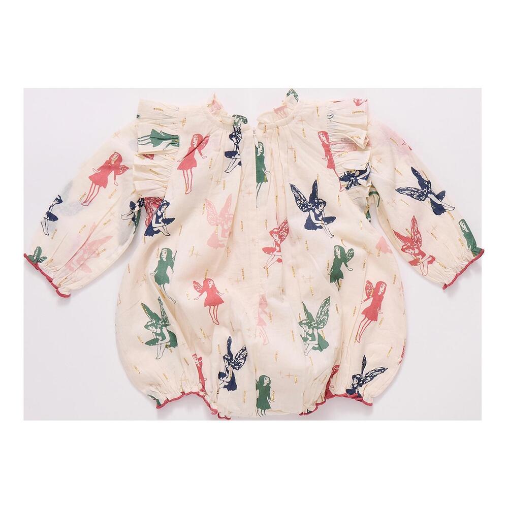 NEW PINK CHICKEN girls woodland fairies harper bubble in beige